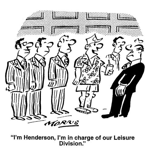 I'm Henderson, I'm in charge of our leisure division