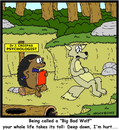 Being called a 'Big Bad Wolf' your whole life takes its toll: Deep down, I'm hurt...