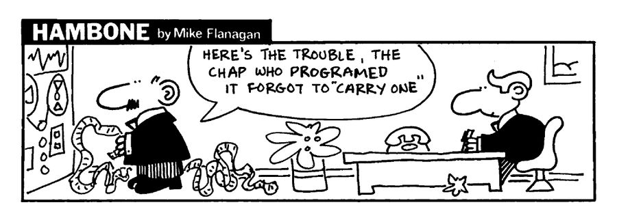 STRIP Hambone: Programmers fault