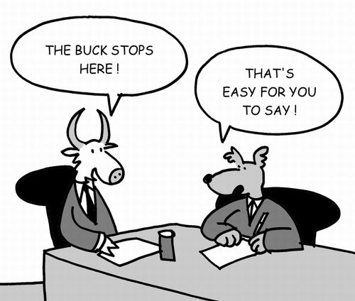The buck stops here. 