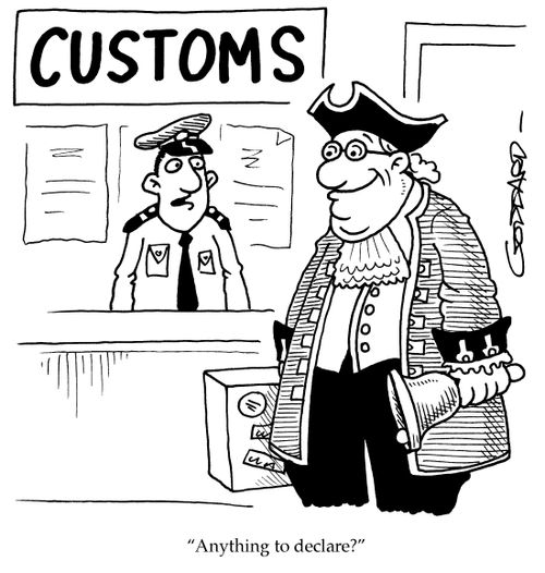'Anything to declare?'