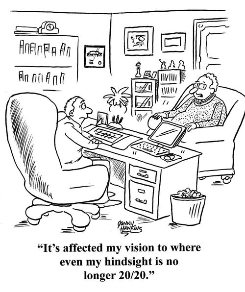 Client with eye injury to lawyer: 'It's affected my vision to where even my hindsight is no longer 2020.'