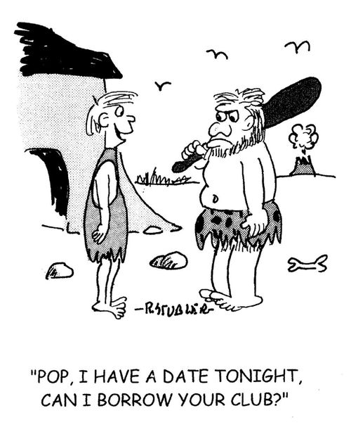 'Pop, I have a date tonight, can I borrow your club?'