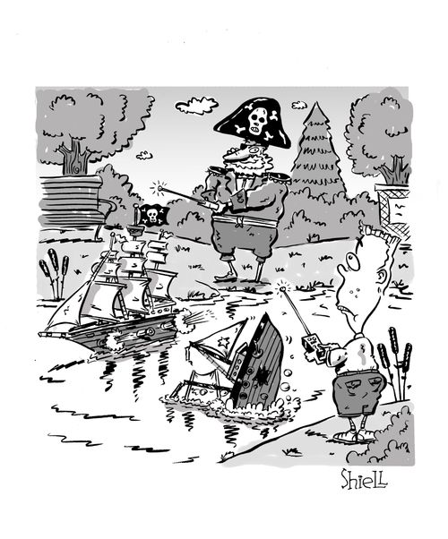 Remote Control Pirate Ship.