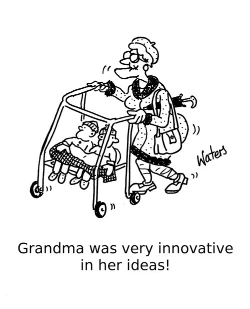 Grandma was very innovative in her ideas!