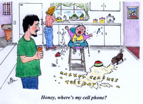 'Honey, where's my cell phone?'