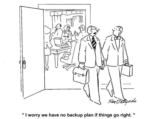 'I worry we have no backup plan if things go right.'