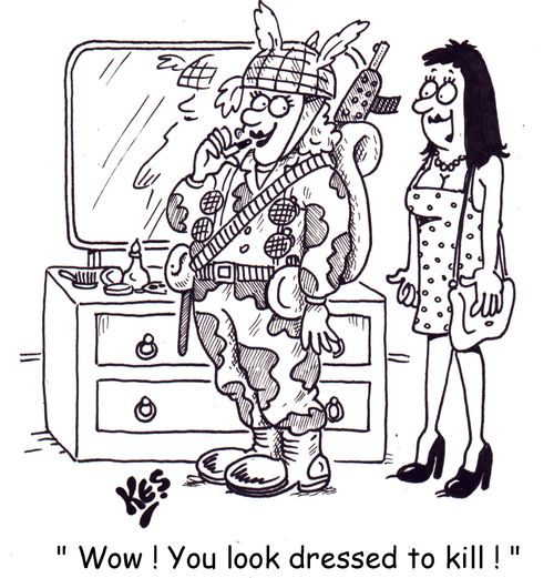 ' Wow ! You look dressed to kill ! '