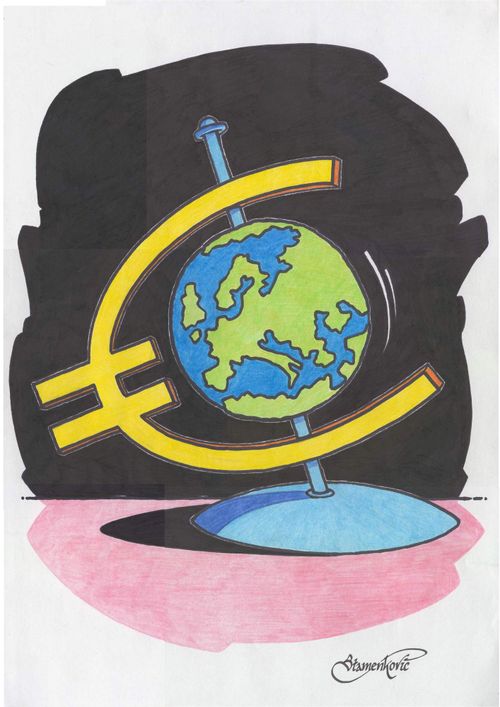 Euro around the world.