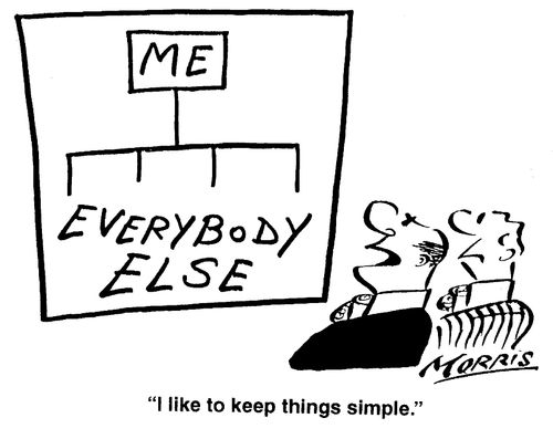 "I like to keep things simple."
