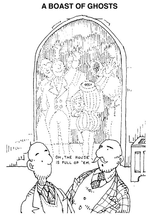 A boast of ghosts