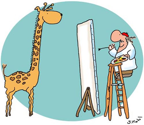 Giraffe painter.