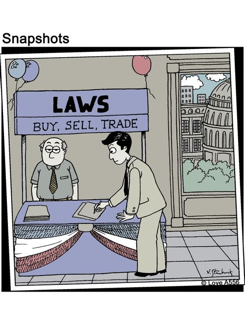 Laws: Buy, Sell, Trade.
