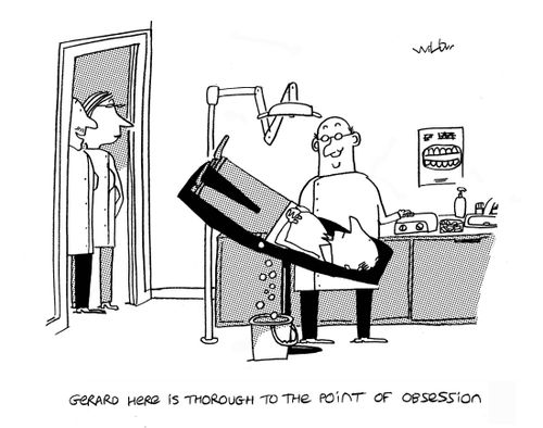 Gerard here is thorough to the point ot obsession.
