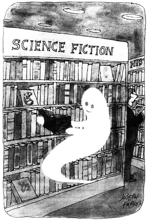 Ghost Reading Science Fiction.