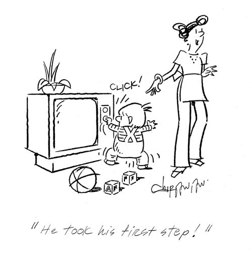 'He took his first step!'