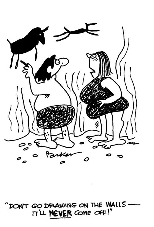 'Don't go drawing on the walls- it'll NEVER come off!'
