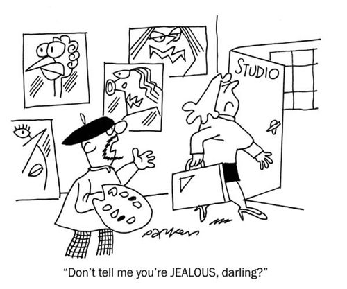 "Don't tell me you're JEALOUS,darling?"