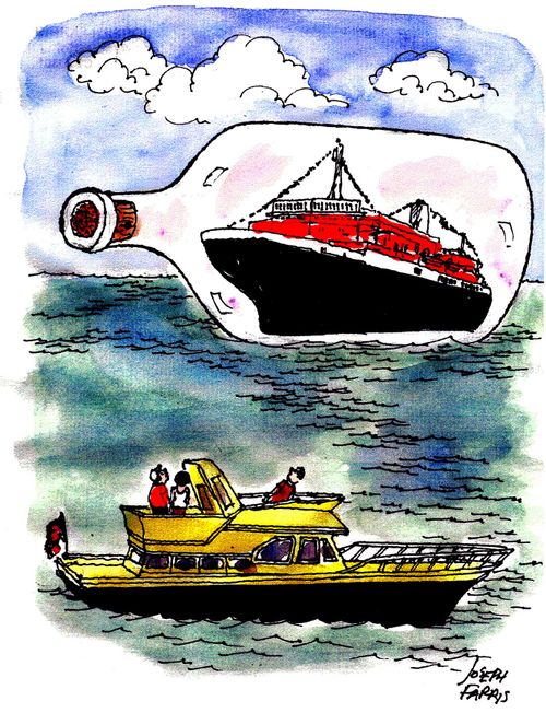 Ship in a Bottle.