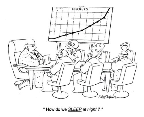 'How do we SLEEP at night?'