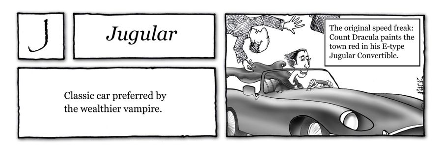 Jugular: Classic Car preferred by the wealthier vampire.