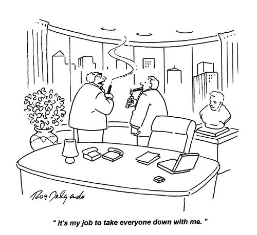 'It's my job to take everyone down with me.'