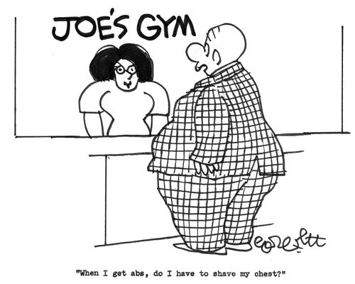 'When I get abs, do I have to shave my chest?'