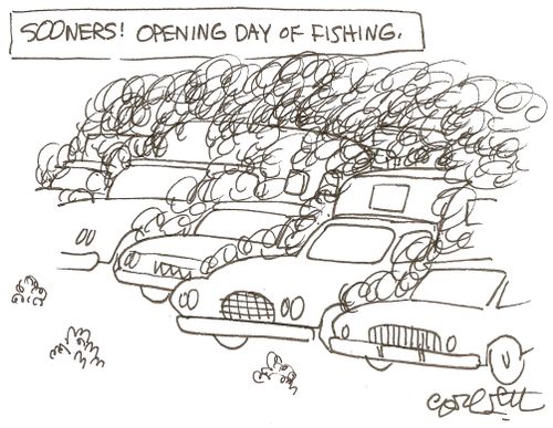 Sooners!  Opening day of fishing.