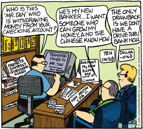 'Who is this 'Mr. Tan' who is withdrawing money from your checking account?'