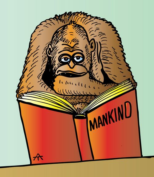 The Evolution of Mankind.