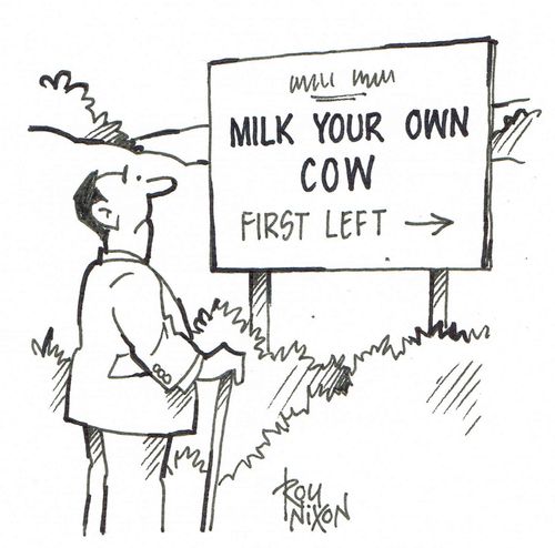 Farm notice - Milk Your Own Cow.