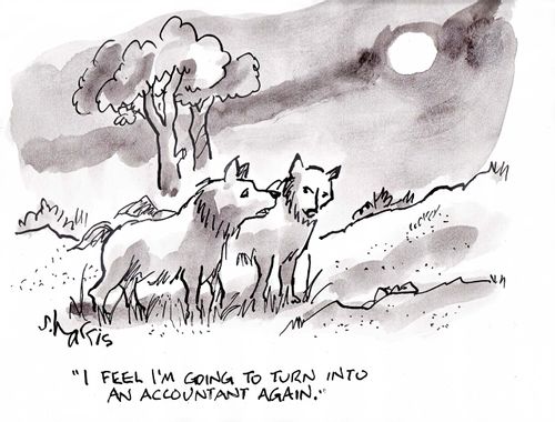 'I feel I'm going to turn into an accountant again.'