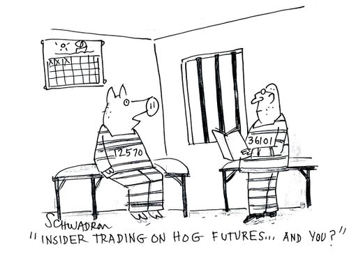 'Insider trading on hog futures... and you?'