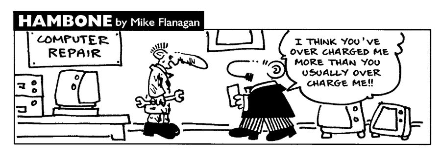 STRIP Hambone: Over charged on a repair bill