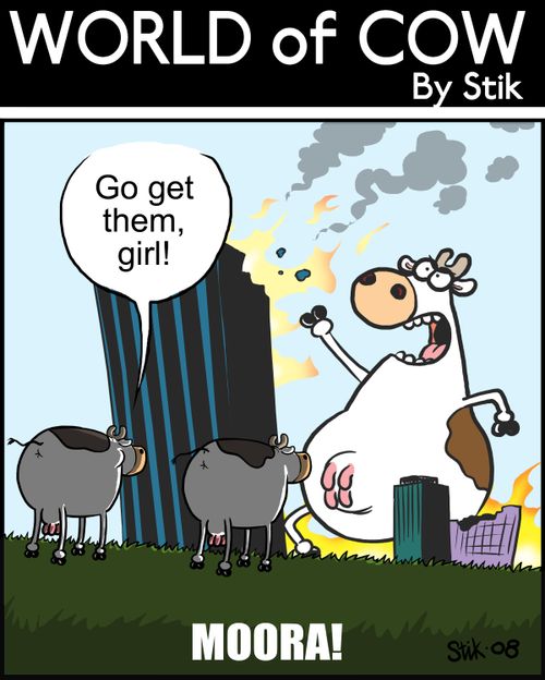 'Go get them, girl!'