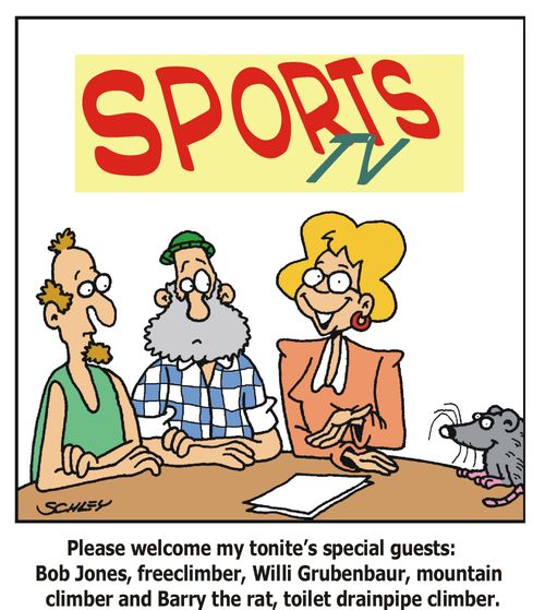 Rat interviewed on a Sports Chatshow.