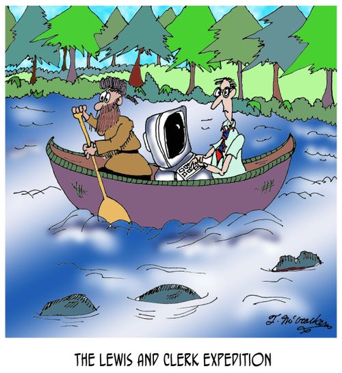 The Lewis and Clerk Expedition.