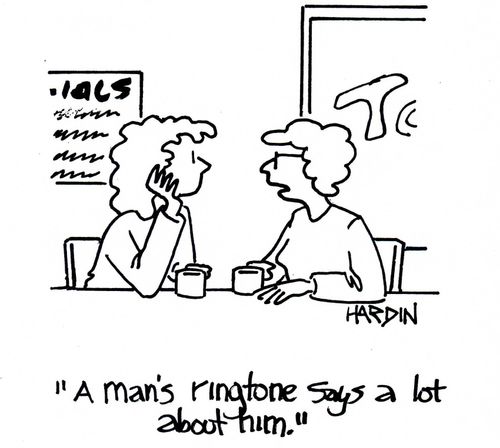 'A man's ringtone says a lot about him.'