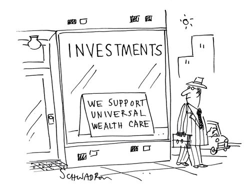 Investments - we support universal wealth care.