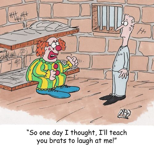 'So one day I thought, I'll teach you brats to laugh at me!'