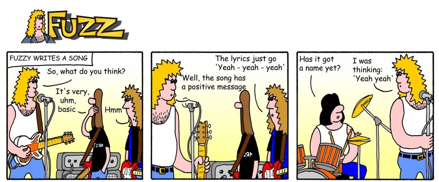 Fuzz - Fuzzy writes a song with a positive message.