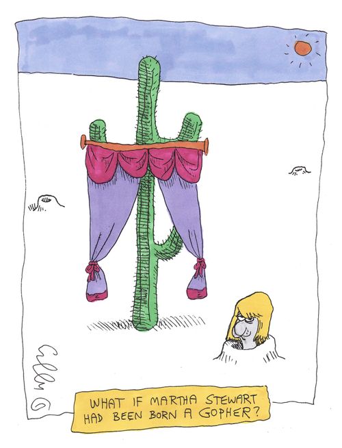 What if Martha Stewart had been born a gopher?