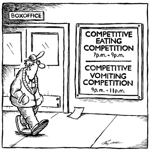 Competitive Eating Competition Competitive Vomiting Competition,
