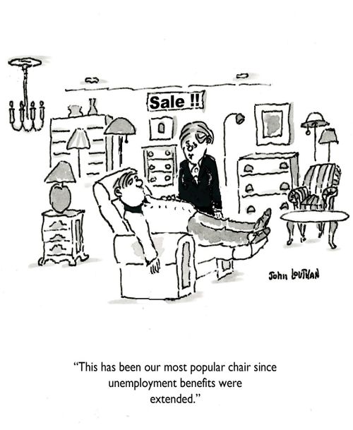 'This has been our most popular chair since unemployment benefits were extended.'