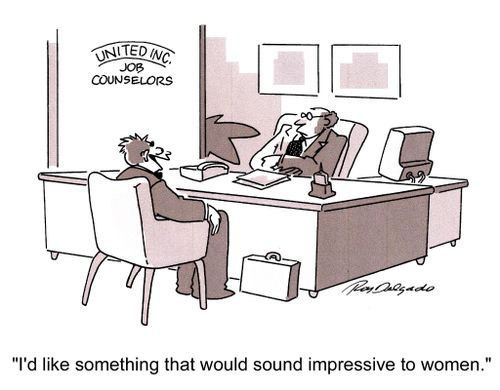 'I'd like something that would sound impressive to woman.'