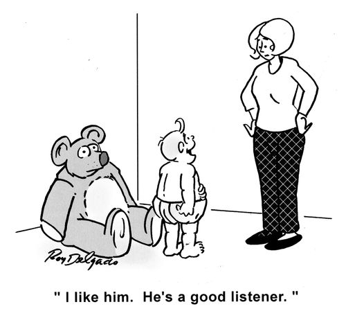 'I like him. He's a good listener.'