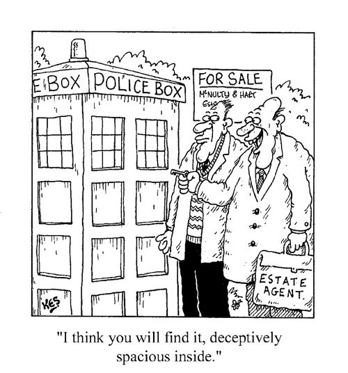 "I think you will find it, deceptively spacious inside."