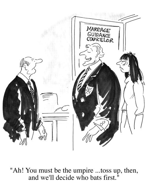 Cricketer goes for marriage guidance