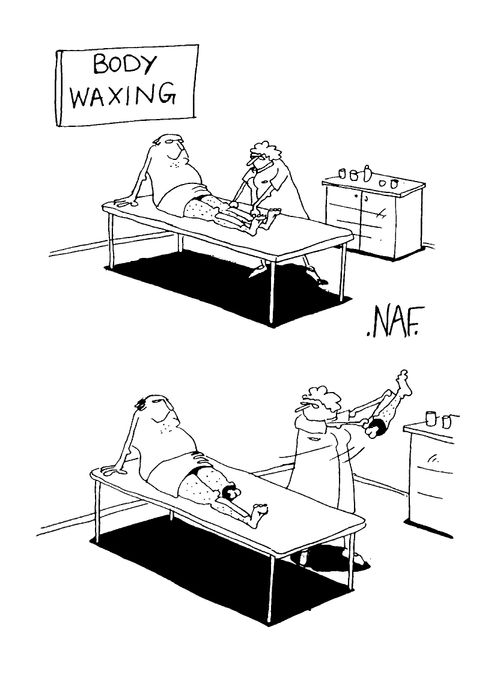 Body waxing