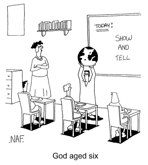 God Aged Six - At Show and Tell